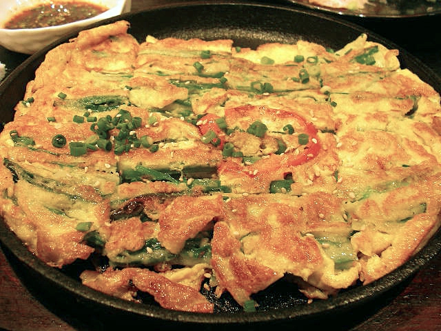 Bindaetteok (Mung Bean Pancakes)