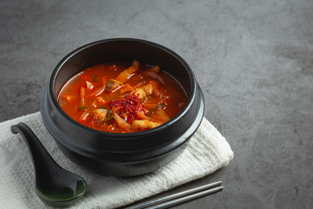 Kimchi Jjigae, a staple of Korean cuisine